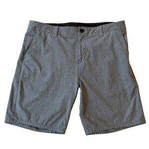 Vuori Aim Shorts Mens 34 Gray Golf Preppy Athletic Stretch Casual Lightweight